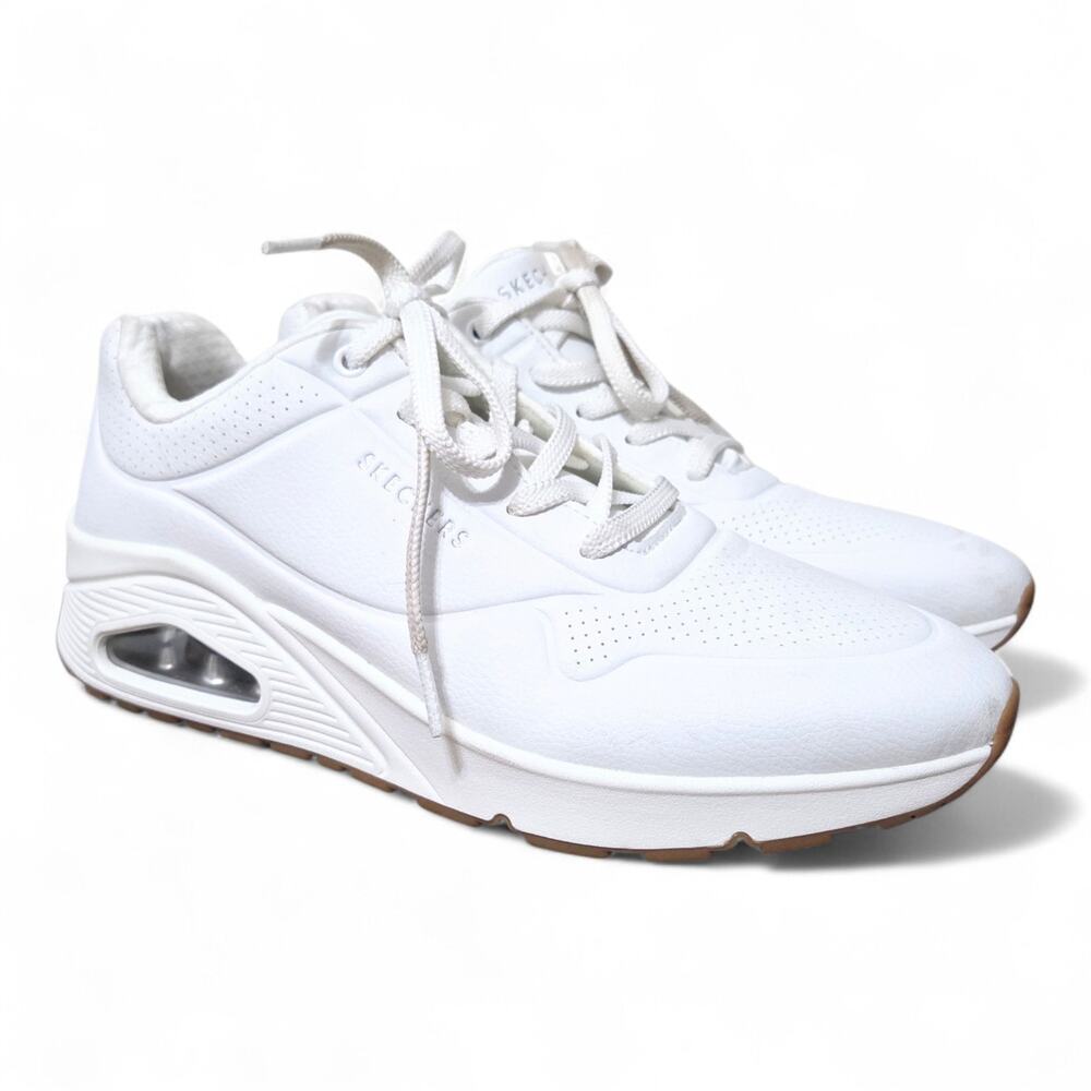 Skechers Street Uno Envy Pointed Bliss White Women's Size 9.5 Sneaker 177480
